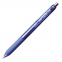 Ручка шариковая масляная автоматическая с грипом CROWN "Quick Dry", СИНЯЯ, узел 0,5 мм, линия письма 0,3 мм, QD-018 - 1
