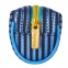 Пенал-косметичка BRAUBERG, мягкий, "Royal", голубой, 19х6х6 см, 229023 - 5