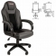 Кресло компьютерное BRABIX "Tanto GM-171", TW/экокожа, черное/серое, 532574, 7083502 - 1