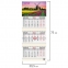 Календарь квартальный на 2024 г., 3 блока, 3 гребня, с бегунком, мелованная бумага, BRAUBERG, "Tulips", 115295 - 1