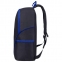 Рюкзак STAFF TRIP универсальный, 2 кармана, черный с синими деталями, 40x27x15,5 см, 270786 - 8