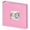 Фотоальбом BRAUBERG "Cute Baby" на 200 фото 10х15 см, под кожу, бумажные страницы, бокс, розовый, 391141 - 1