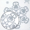 Украшение для окон и стекла ЗОЛОТАЯ СКАЗКА "Серебристые снежинки 3", 30х38 см, ПВХ, 591193 - 4