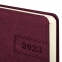 Ежедневник датированный 2023 А5 138x213 мм BRAUBERG "Imperial", под кожу, бордовый, 114033 - 4