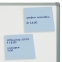 Блок самоклеящийся (стикеры) STAFF, 76х76 мм, 100 листов, голубой, 129362 - 2