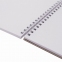 Скетчбук, белая бумага 120 г/м2, 145х205 мм, 40 л., гребень, жёсткая подложка, BRAUBERG ART DEBUT, 110988 - 5
