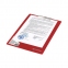 Доска-планшет BRAUBERG "Contract" сверхпрочная с прижимом А4 (313х225 мм), пластик, 1,5 мм, КРАСНАЯ, 228681 - 3