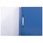 Скоросшиватель пластиковый с перфорацией BRAUBERG, А4, 140/180 мкм, синий, 226583 - 1