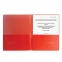 Папка-уголок с 2 карманами BRAUBERG, красная, 0,18 мм, 224882 - 6