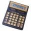 Калькулятор настольный CITIZEN SDC-888TIIGE (203х158 мм), 12 разрядов, двойное питание, ЗОЛОТОЙ - 1