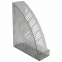 Лоток вертикальный для бумаг BRAUBERG "Standard+", 250х90х300 мм, тонированный серый, 237226 - 3