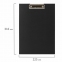 Доска-планшет STAFF "EVERYDAY" с прижимом А4 (225х316 мм), картон/бумвинил, РОССИЯ, черная, 229051 - 5