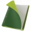 Тетрадь на кольцах А5 (180х220 мм), 120 листов, под кожу, клетка, BRAUBERG "Joy", зелёный/светло-зелёный, 129991 - 2