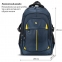 Рюкзак BRAUBERG TITANIUM универсальный, синий, желтые вставки, 45х28х18см, 270768 - 1