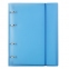 Тетрадь на кольцах А5 175х220 мм, 120 л., пластик, клетка, с резинкой, BRAUBERG, синяя, 403567 - 1