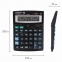 Калькулятор настольный STAFF STF-888-16 (200х150 мм), 16 разрядов, двойное питание, 250183 - 8