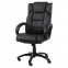 Кресло офисное BRABIX "Bliss MS-004", 6 массажных модулей, экокожа, черное, 532522 - 1