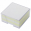 Блок для записей STAFF в подставке прозрачной, куб 9х9х5 см, цветной, чередование с белым, 129198 - 2
