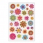 Наклейки зефирные "Цветы", многоразовые, перламутровые, 10х15 см, ЮНЛАНДИЯ, 661836 - 1