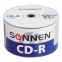 Диски CD-R SONNEN 700 Mb 52x Bulk (термоусадка без шпиля), КОМПЛЕКТ 50 шт., 512571 - 4