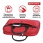 Сумка-портфель BRAUBERG с отделением для ноутбука 15,6", "Dialog", 3 кармана, красная, 40х30х7 см, 240462 - 2