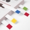 Закладки клейкие BRAUBERG БЕЛЫЕ С ЦВЕТНЫМ КРАЕМ, бумажные, 75х14 мм, 4 цвета х 100 листов, 124811 - 4