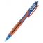 Ручка шариковая масляная автоматическая BRAUBERG "Phantom color", СИНЯЯ, узел 0,7 мм, линия письма 0,35 мм, 142938 - 1