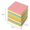 Блок для записей ОФИСМАГ непроклеенный, куб 9х9х9 см, цветной, 124444 - 3
