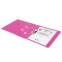 Папка-регистратор BRAUBERG "EXTRA", 75 мм, розовая, двустороннее покрытие пластик, металлический уголок, 228575 - 6