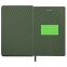 Ежедневник датированный 2023 А5 138x213 мм BRAUBERG "Chameleon", под кожу, черный/зеленый, 114106 - 5