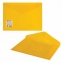 Папка-конверт с кнопкой BRAUBERG А4 до 100 л. непрозрачная желтая СВЕРХПРОЧНАЯ 0,2 мм, 270473 - 4
