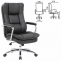 Кресло офисное BRABIX PREMIUM "Amadeus EX-507", экокожа, хром, черное, 530879 - 1