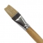 Кисть ПИФАГОР, ЩЕТИНА, плоская, № 18, деревянная лакированная ручка, пакет с подвесом, 200878 - 2