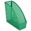 Лоток вертикальный для бумаг STAFF "Profit", 270х100х250 мм, сетчатый, полипропилен, зеленый, 237254 - 4