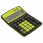Калькулятор настольный BRAUBERG EXTRA COLOR-12-BKLG (206x155 мм), 12 разрядов, двойное питание, ЧЕРНО-САЛАТОВЫЙ, 250477 - 5