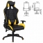 Кресло компьютерное BRABIX "GT Master GM-110", две подушки, экокожа, черное/желтое, 531927 - 2