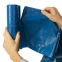 Мешки для мусора с завязками 120 л. синие, в рулоне 10 шт., прочные, ПВД 35 мкм, 67х90 см, LAIMA, 601399 - 3