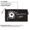 Пенал-конверт BRAUBERG, мягкий, водонепроницаемая молния, формат А6, "Football player", 22х12 см, 229257 - 3