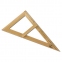 Треугольник для классной доски (треугольник классный), деревянный, 60х30х40 см, прямоугольный, С364 - 1