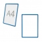 Рамка POS для ценников, рекламы и объявлений А4, синяя, без защитного экрана, 290250 - 1