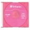 Диск CD-RW VERBATIM, 700 Mb, 8х-12х, Colour Slim Case, 43167 - 1