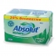 Мыло туалетное антибактериальное 300 г ABSOLUT (Абсолют) КОМПЛЕКТ 4 шт. х 75 г "Алоэ",без триклозана, 6065 - 1