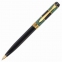 Ручка подарочная шариковая GALANT "Granit Green", корпус черный с темно-зеленым, золотистые детали, пишущий узел 0,7 мм, синяя, 140393 - 1