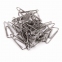 Скрепки ОФИСНАЯ ПЛАНЕТА, 25 мм, никелированные, треугольные, 100 шт., в картонной коробке, 222043 - 4
