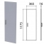 Дверь ЛДСП средняя "Монолит", 365х16х1175 мм, цвет серый, ДМ42.11 - 1