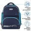 Рюкзак BRAUBERG CLASSIC, легкий каркас, премиум материал, Speed, синий, 37х32х21 см, 270088 - 2