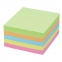 Блок для записей BRAUBERG в подставке прозрачной, куб 9х9х5 см, цветной, 122226 - 2