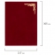 Папка адресная бархат бордовый, "Виньетка", формат А4, STAFF, 124294 - 5