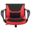 Кресло компьютерное BRABIX "Alpha GM-018", ткань/экокожа, черное/красное, 532637, GM-018_532637 - 6