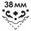 Дырокол фигурный угловой "Узоры", диаметр вырезной фигуры 38 мм, ОСТРОВ СОКРОВИЩ, 227177 - 6